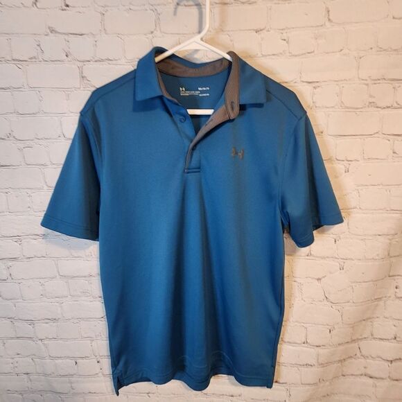 Men's Under Armour "loose" polo shirt, size Medium - Picture 1 of 3